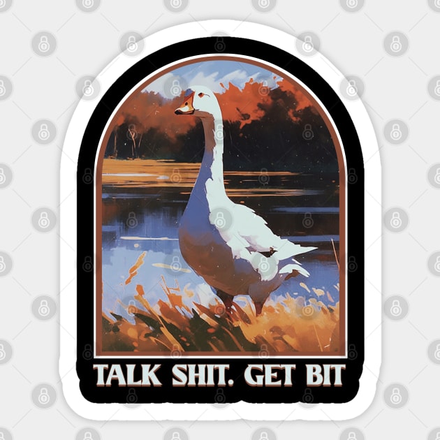 Funny Goose --- Sticker by Trendsdk